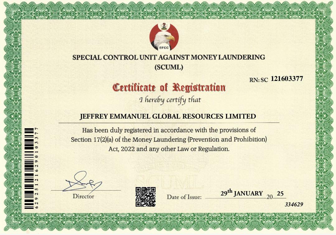 JHILLS Certification